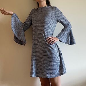 Speechless Soft Dress with Bell Sleeves